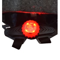 Capacete Ciclismo Argon HX-012 Extra G C/ Led Branco C/ Azul