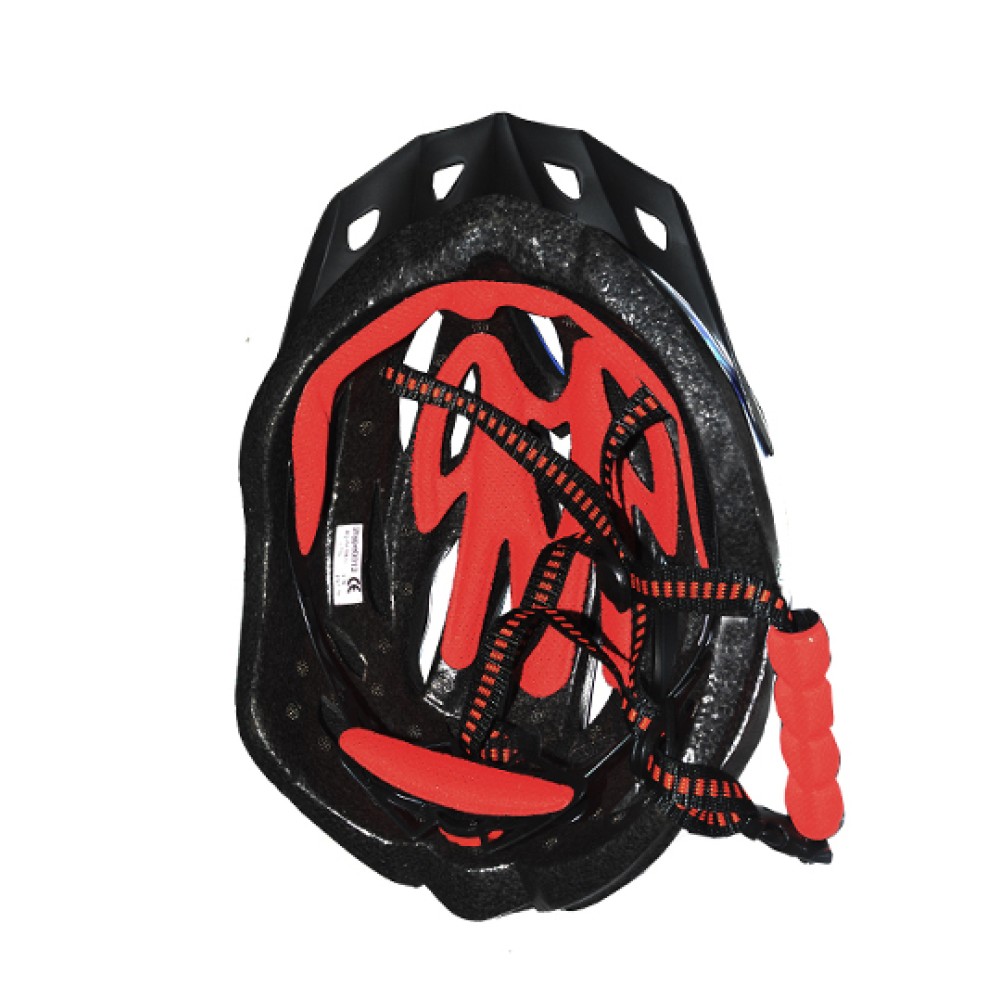Capacete Ciclismo Argon HX-012 Extra G C/ Led Branco C/ Azul Capacete Ciclismo Argon HX-012 Extra G C/ Led Branco C/ Azul