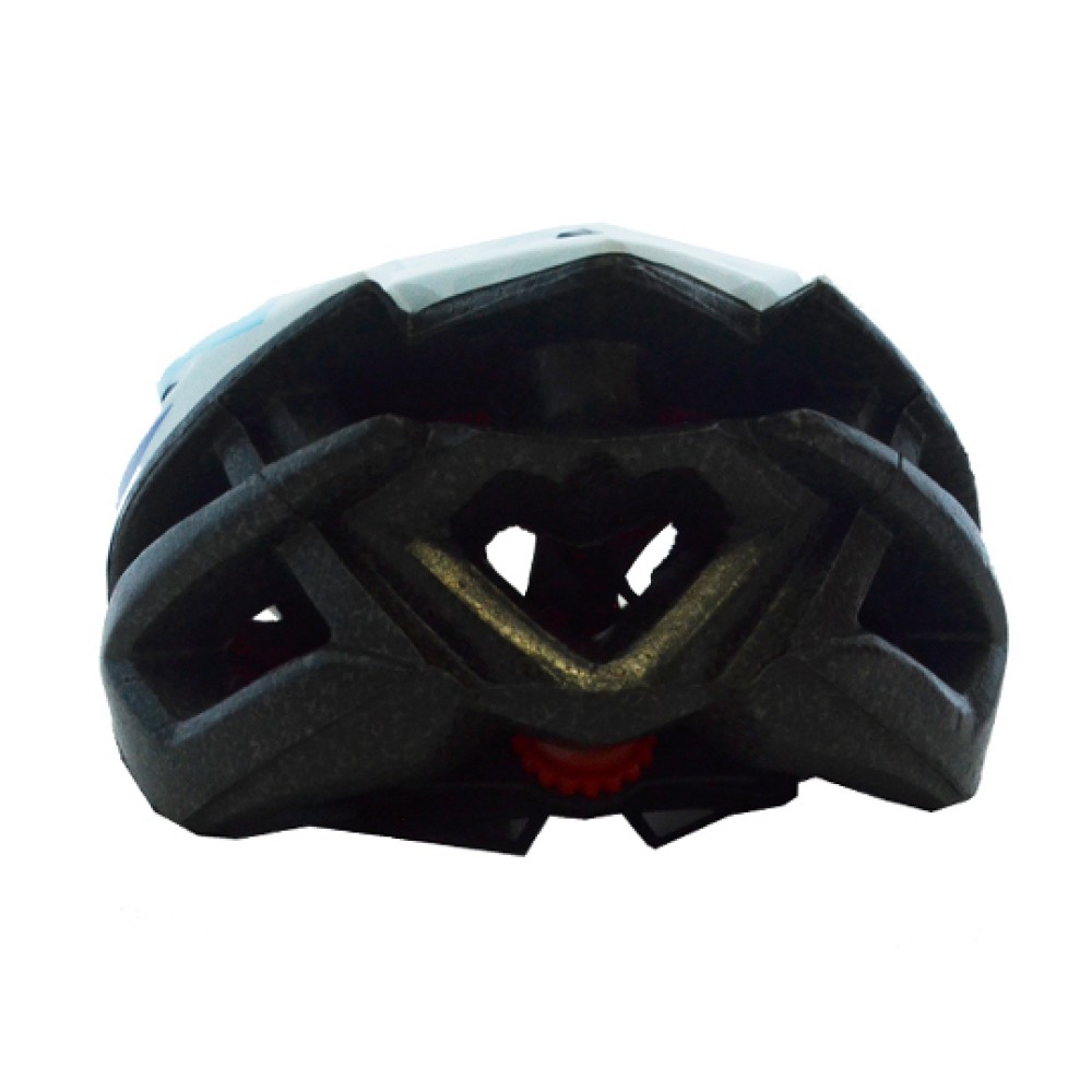 Capacete Ciclismo Argon HX-012 C/ Led Preto C/ Branco Capacete Ciclismo Argon HX-012 C/ Led Preto C/ Branco