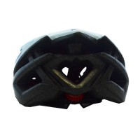 Capacete Ciclismo Argon HX-012 C/ Led Preto C/ Branco