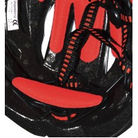 Capacete Ciclismo Argon HX-012 C/ Led Preto C/ Branco