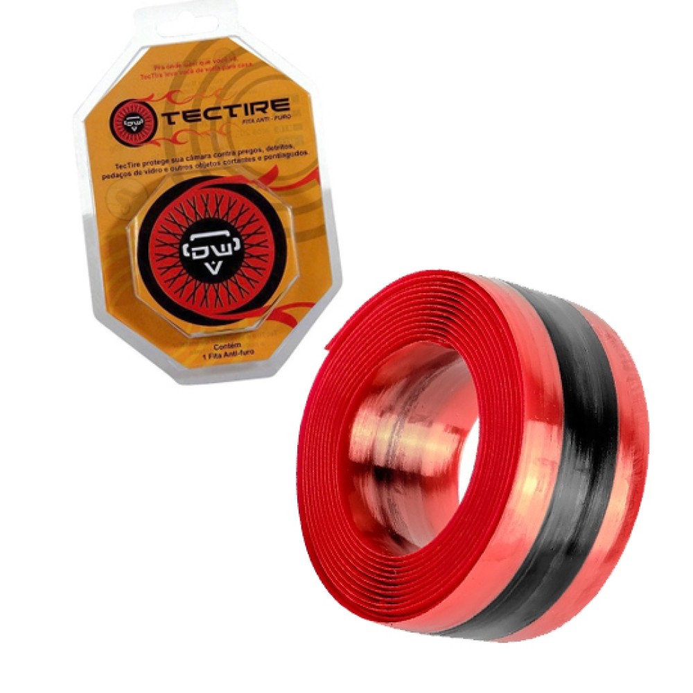 Fita Anti-furo 31mm Aro 26 (unit) Vermelho