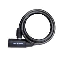Cadeado Cabo Aco 1,00mx 6mm Chave Preto