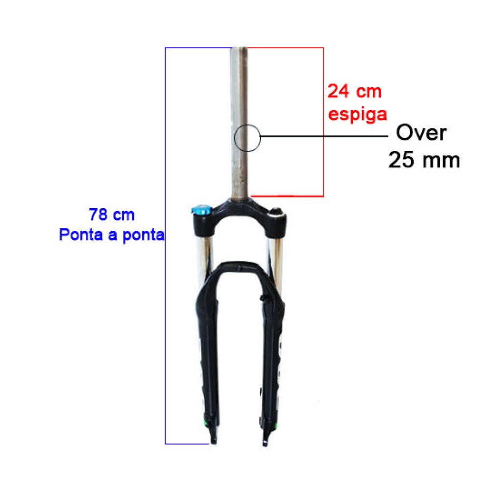 Garfo 29 Suspensao Alum Ahead 100mm LC Trava Preto Garfo 29 Suspensao Alum Ahead 100mm LC Trava Preto