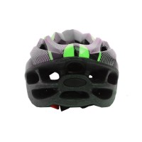 Capacete Ciclismo Adulto Grande GTS C/ Led Preto C/ Verde