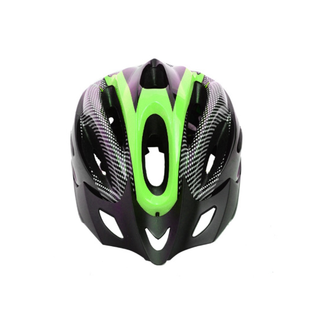 Capacete Ciclismo Adulto Grande GTS C/ Led Preto C/ Verde Capacete Ciclismo Adulto Grande GTS C/ Led Preto C/ Verde