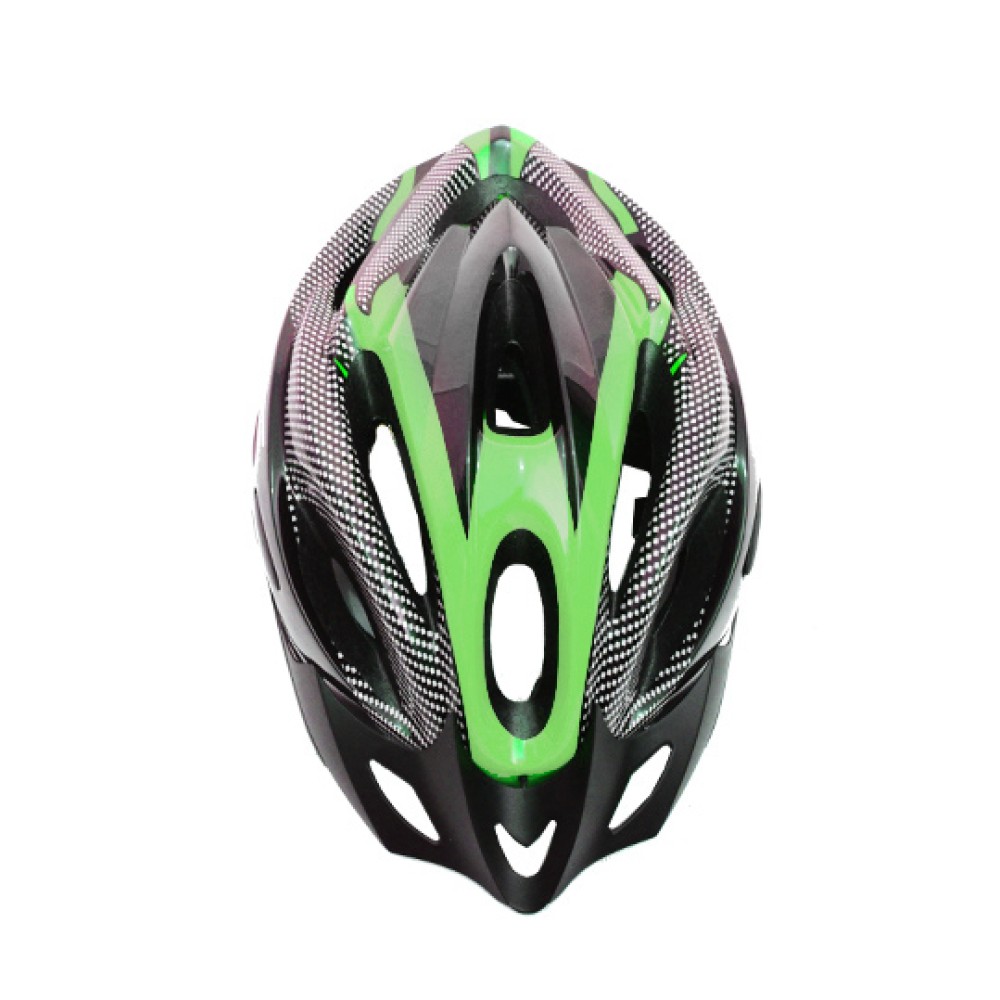 Capacete Ciclismo Adulto Grande GTS C/ Led Preto C/ Verde Capacete Ciclismo Adulto Grande GTS C/ Led Preto C/ Verde