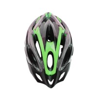 Capacete Ciclismo Adulto Grande GTS C/ Led Preto C/ Verde