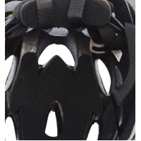 Capacete Ciclismo Adulto Grande GTS C/ Led Preto C/ Verde