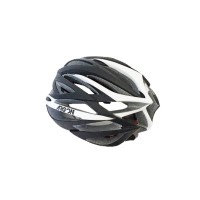 Capacete Ciclismo Argon WT-015 Grande C/ Led Preto C/ Branco