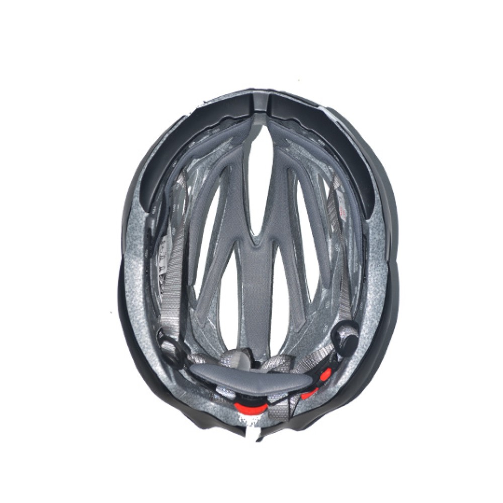 Capacete Ciclismo Argon WT-015 Grande C/ Led Preto C/ Branco Capacete Ciclismo Argon WT-015 Grande C/ Led Preto C/ Branco