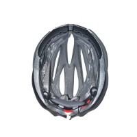 Capacete Ciclismo Argon WT-015 Grande C/ Led Preto C/ Branco