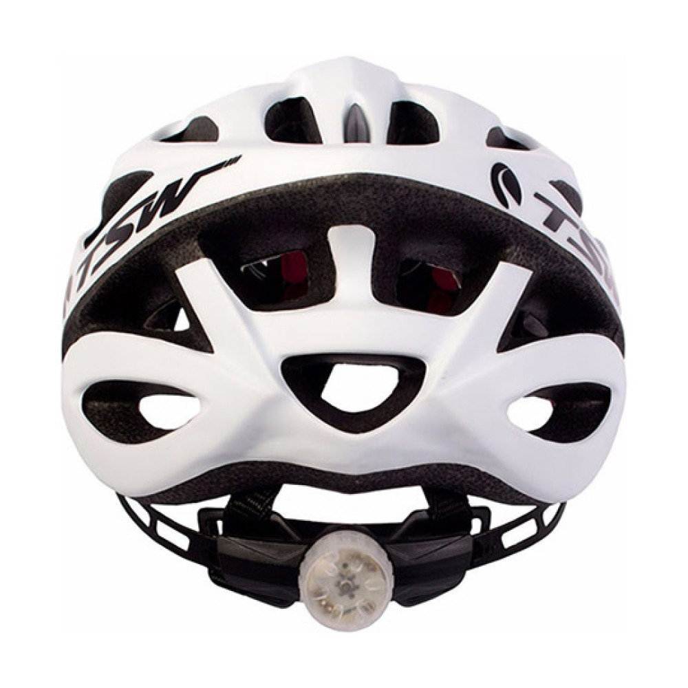 Capacete Ciclismo Adulto Hx06k +Led Medio Branco Fosco Capacete Ciclismo Adulto Hx06k +Led Medio Branco Fosco