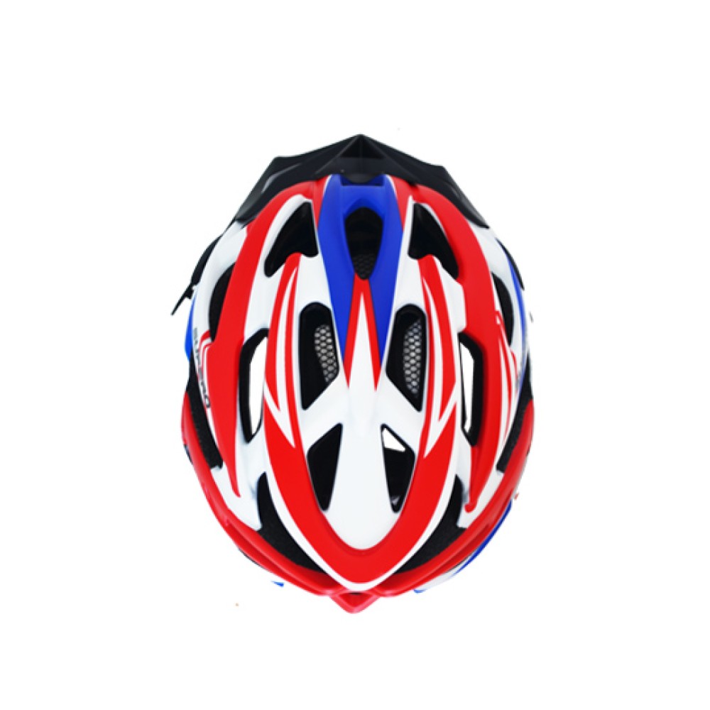 Capacete Ciclismo Adulto Grande MV88 C/ Led Verm e Azul Capacete Ciclismo Adulto Grande MV88 C/ Led Verm e Azul