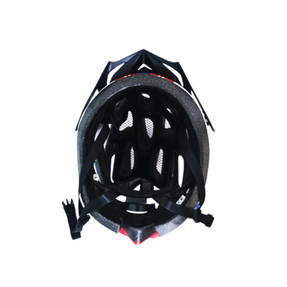 Capacete Ciclismo Adulto Grande MV88 C/ Led Verm e Azul Capacete Ciclismo Adulto Grande MV88 C/ Led Verm e Azul