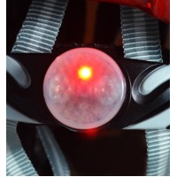 Capacete Ciclismo Adulto Grande MV88 C/ Led  Verm e Azul