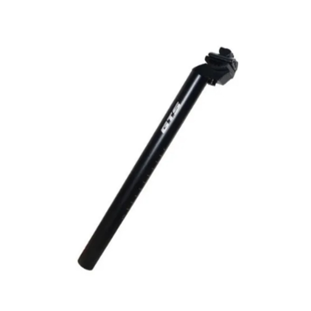 Canote Selim com Carrinho GTS-TEC 27,2mm 400mm Longo Preto