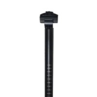 Canote Selim com Carrinho GTS-TEC 27,2mm 400mm Longo Preto