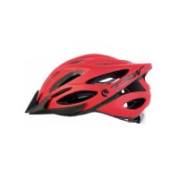 Capacete Ciclismo Adulto Hx06k + Led Grande Vermelho Fosco