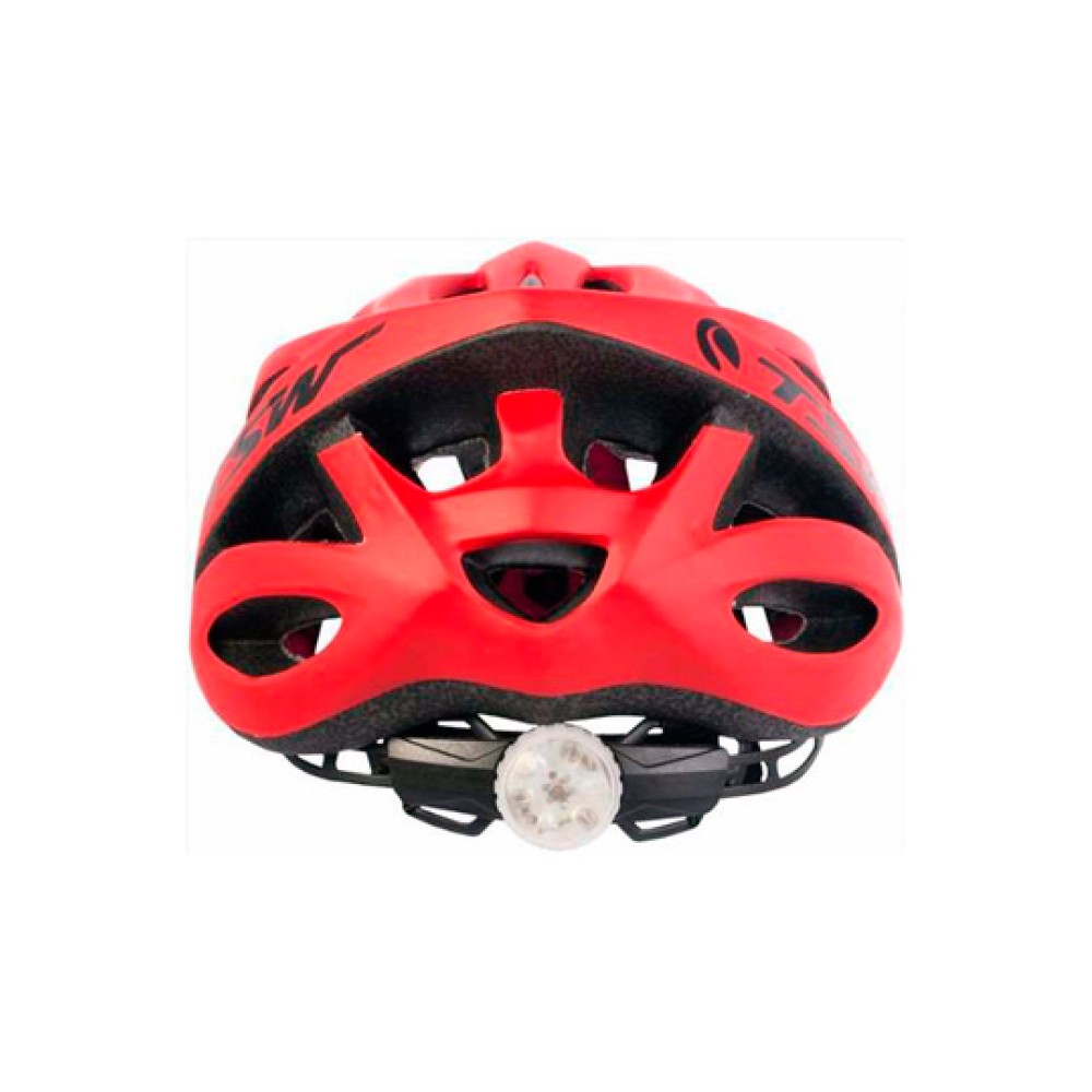 Capacete Ciclismo Adulto Hx06k + Led Grande Vermelho Fosco Capacete Ciclismo Adulto Hx06k + Led Grande Vermelho Fosco