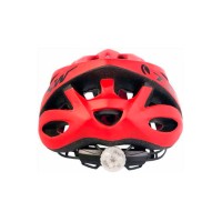 Capacete Ciclismo Adulto Hx06k + Led Grande Vermelho Fosco