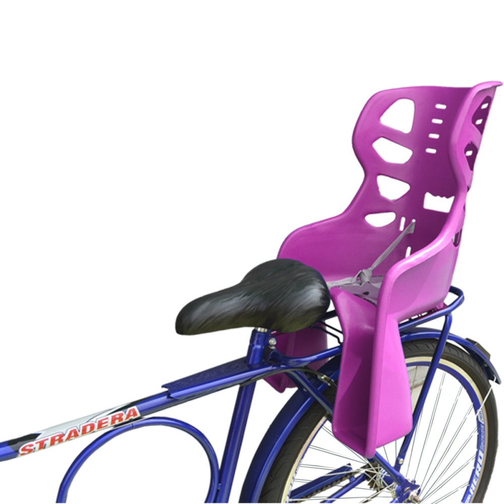 Cadeirinha Crianca Traseira Bagageiro Carona Bike Rosa Cadeirinha Crianca Traseira Bagageiro Carona Bike Rosa