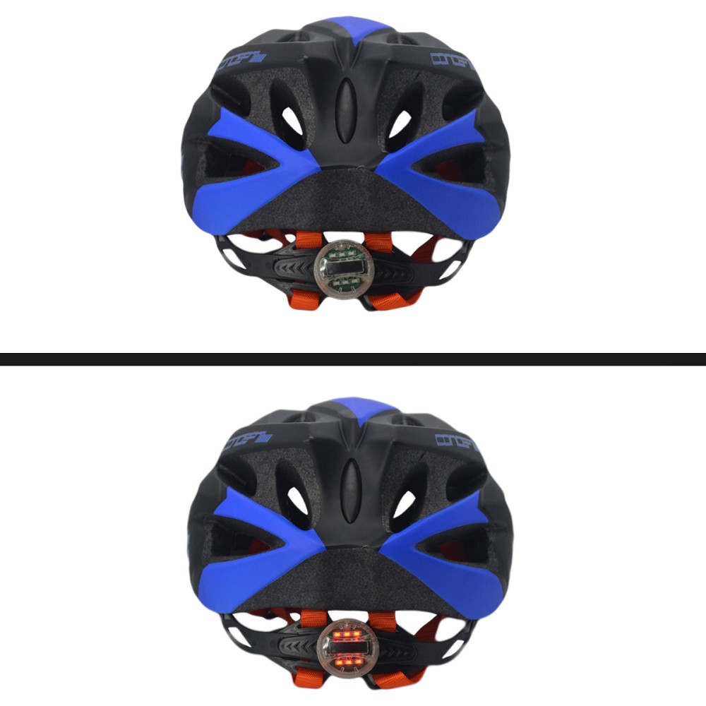 Capacete Ciclismo Adulto RAD7 Concept Led Preto e Azul Capacete Ciclismo Adulto RAD7 Concept Led Preto e Azul