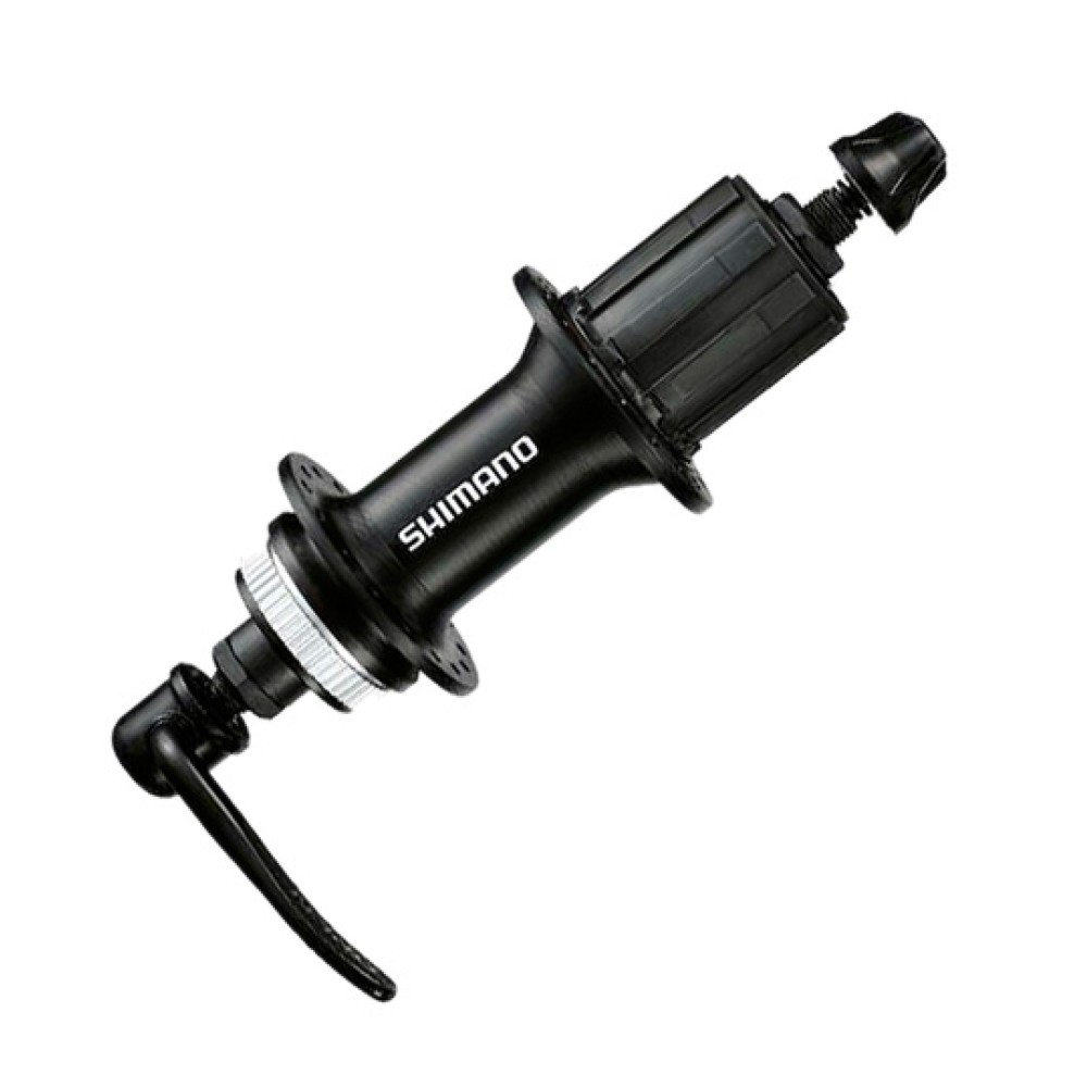 Cubo Traseiro Shimano Cassete Disco 8/9/10v Alum 32F Preto