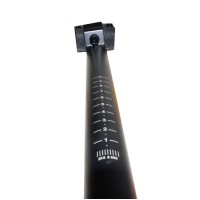 Canote Selim com Carrinho Gts Tec 27,2mm 350mm Preto