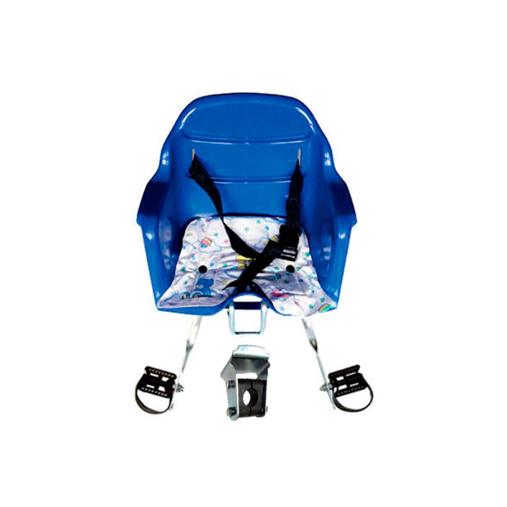 Cadeirinha Crianca Dianteira Carona Bike Azul