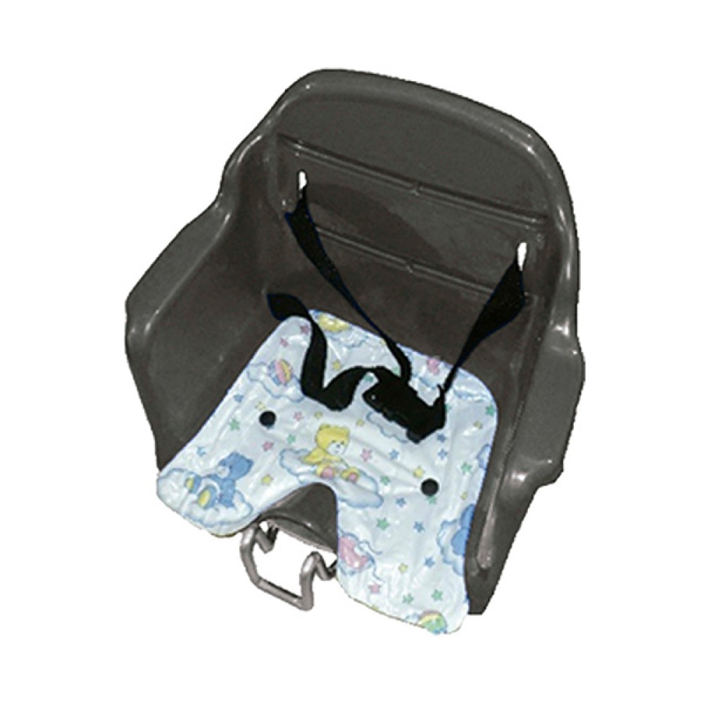 Cadeirinha Crianca Dianteira Carona Bike Cinza Cadeirinha Crianca Dianteira Carona Bike Cinza