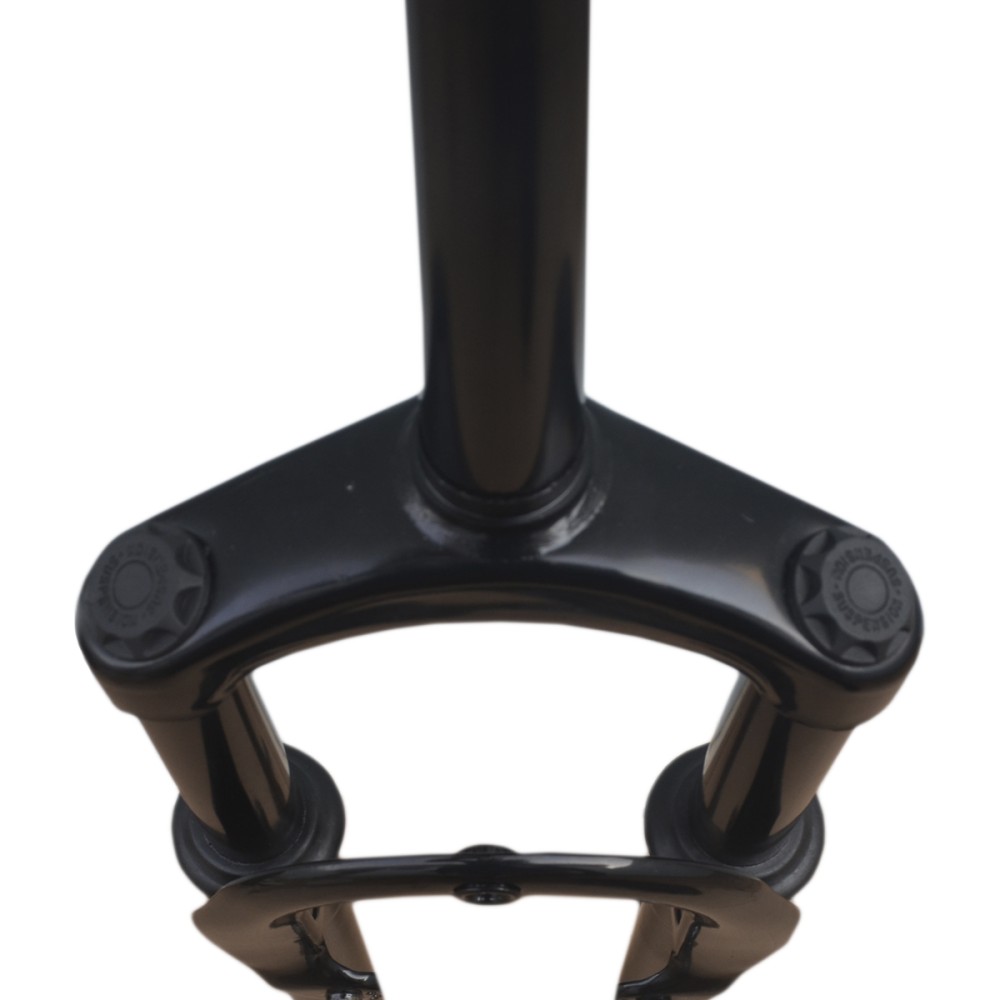 Garfo 26 MTB Suspensão Aço Over Disco Ahead MXFK-1B Preto Garfo 26 MTB Suspensão Aço Over Disco Ahead MXFK-1B Preto