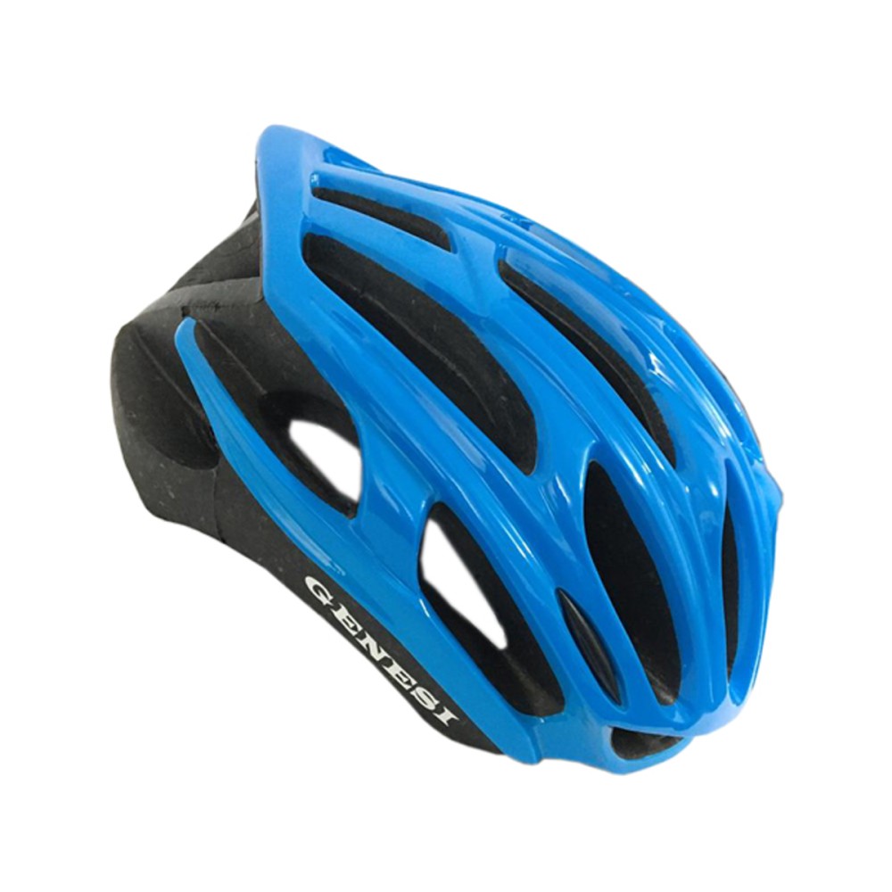 Capacete Ciclismo Adulto Elite-GEN com Led Grande Azul