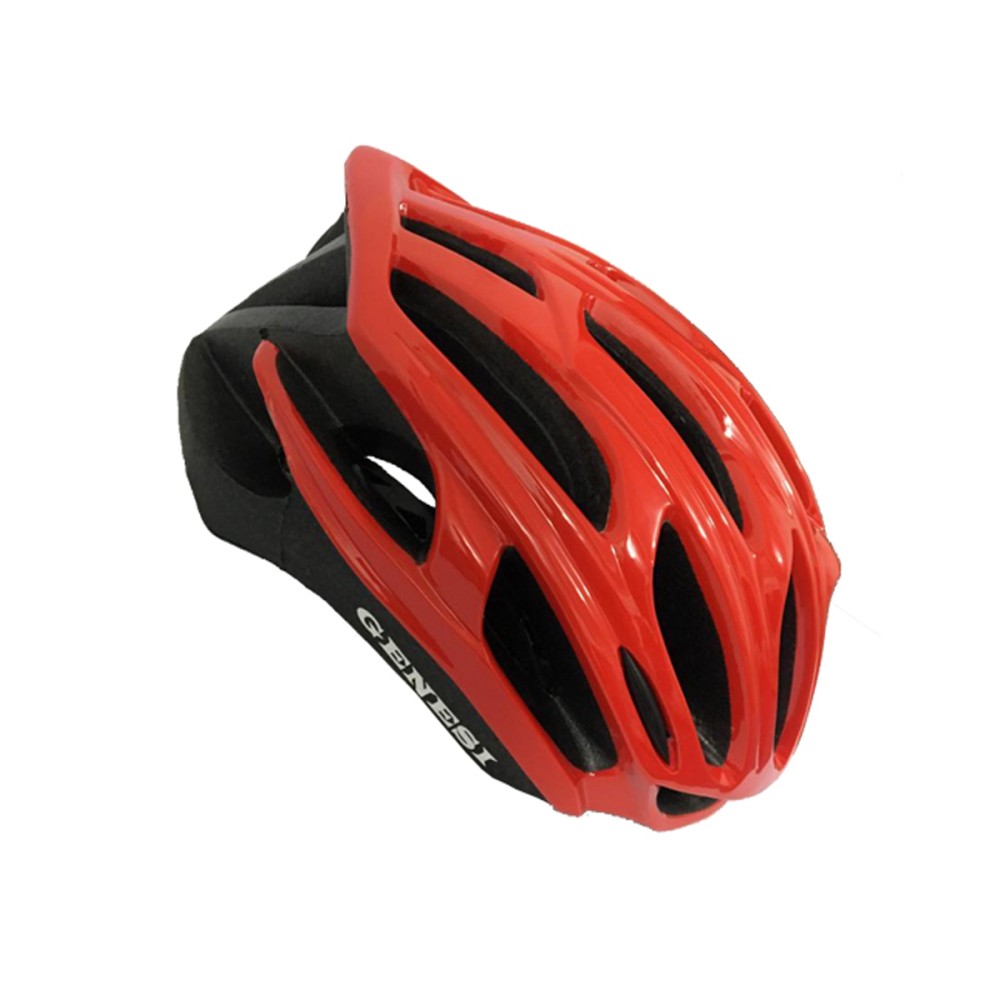 Capacete Ciclismo Adulto Elite-GEN com Led Grande Vermelho