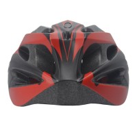 Capacete Ciclismo Adulto Vicinitech WT-012 Led Preto Verm.