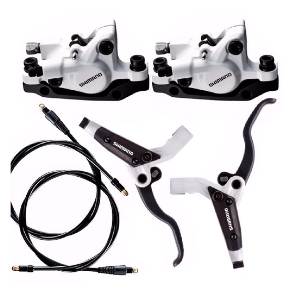 Freio Disco Dt/tr Hidráulico M447 Manete+Pinça Branco