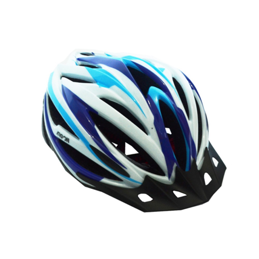 Capacete Ciclismo Argon Hx-012 Grande Branco C/ Azul