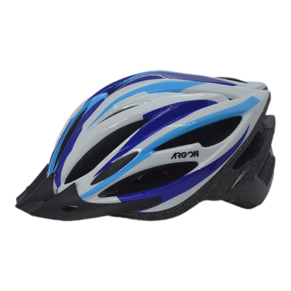 Capacete Ciclismo Argon Hx-012 Grande Branco C/ Azul Capacete Ciclismo Argon Hx-012 Grande Branco C/ Azul
