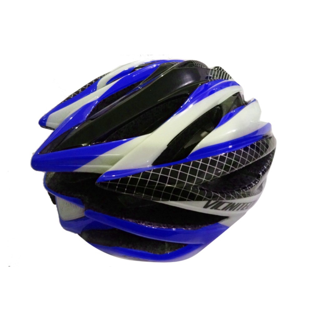 Capacete Ciclismo Vicinitech Stell-L C/ Led Adulto Grande Azul Capacete Ciclismo Vicinitech Stell-L C/ Led Adulto Grande Azul