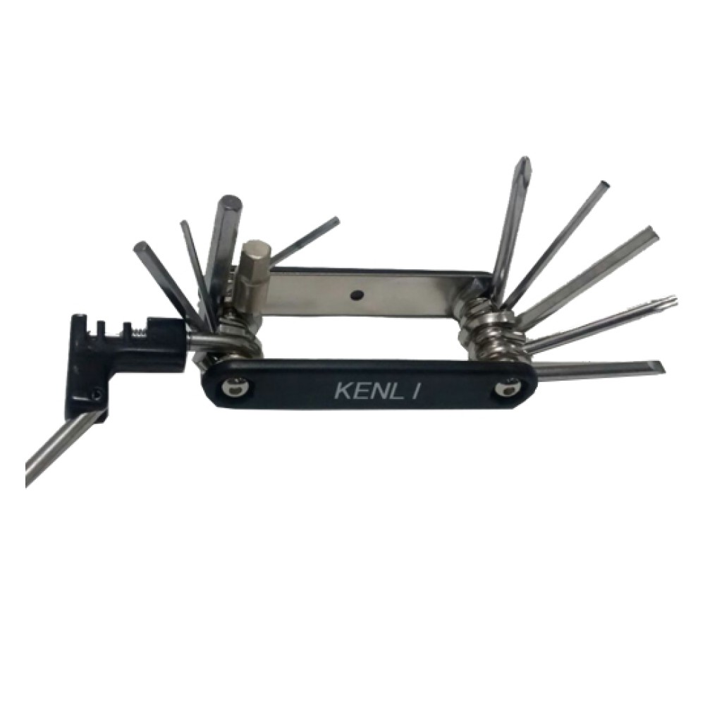 Canivete Ferramentas Bike 11 Func KL9810B Extrator Corrente Canivete Ferramentas Bike 11 Func KL9810B Extrator Corrente