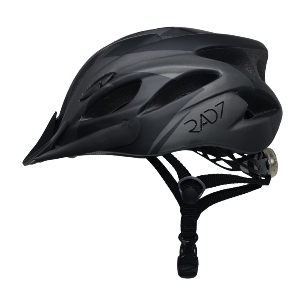 Capacete Ciclismo Adulto RAD7 Concept Led Preto Black Edit Capacete Ciclismo Adulto RAD7 Concept Led Preto Black Edit