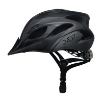 Capacete Ciclismo Adulto RAD7 Concept Led Preto Black Edit