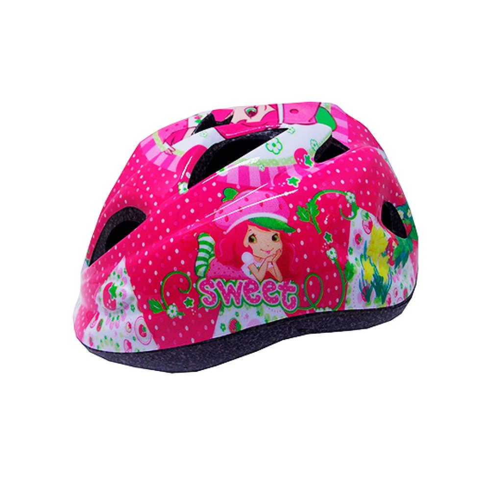Capacete Bike Ciclismo Infantil Moranguinho C/ Regulagem