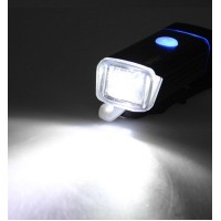 Farol Lanterna Bike 180 Lumens WS-929 USB Recarregável Preto