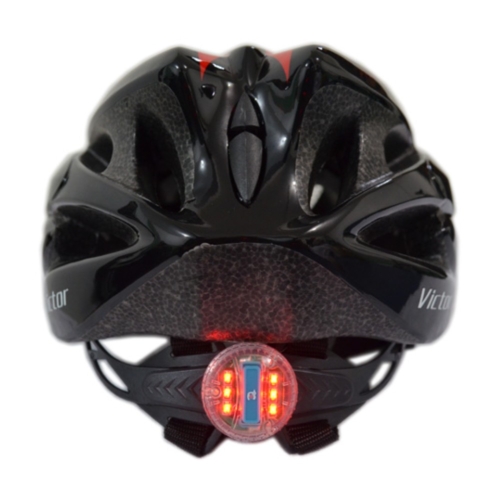 Capacete Ciclismo Argon WT-015 Grande C/ Led Preto C/ Cinza Capacete Ciclismo Argon WT-015 Grande C/ Led Preto C/ Cinza