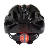 Capacete Ciclismo Argon WT-015 Grande C/ Led Preto C/ Cinza