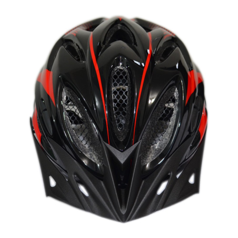 Capacete Ciclismo Argon WT-015 Grande C/ Led Preto C/ Cinza Capacete Ciclismo Argon WT-015 Grande C/ Led Preto C/ Cinza
