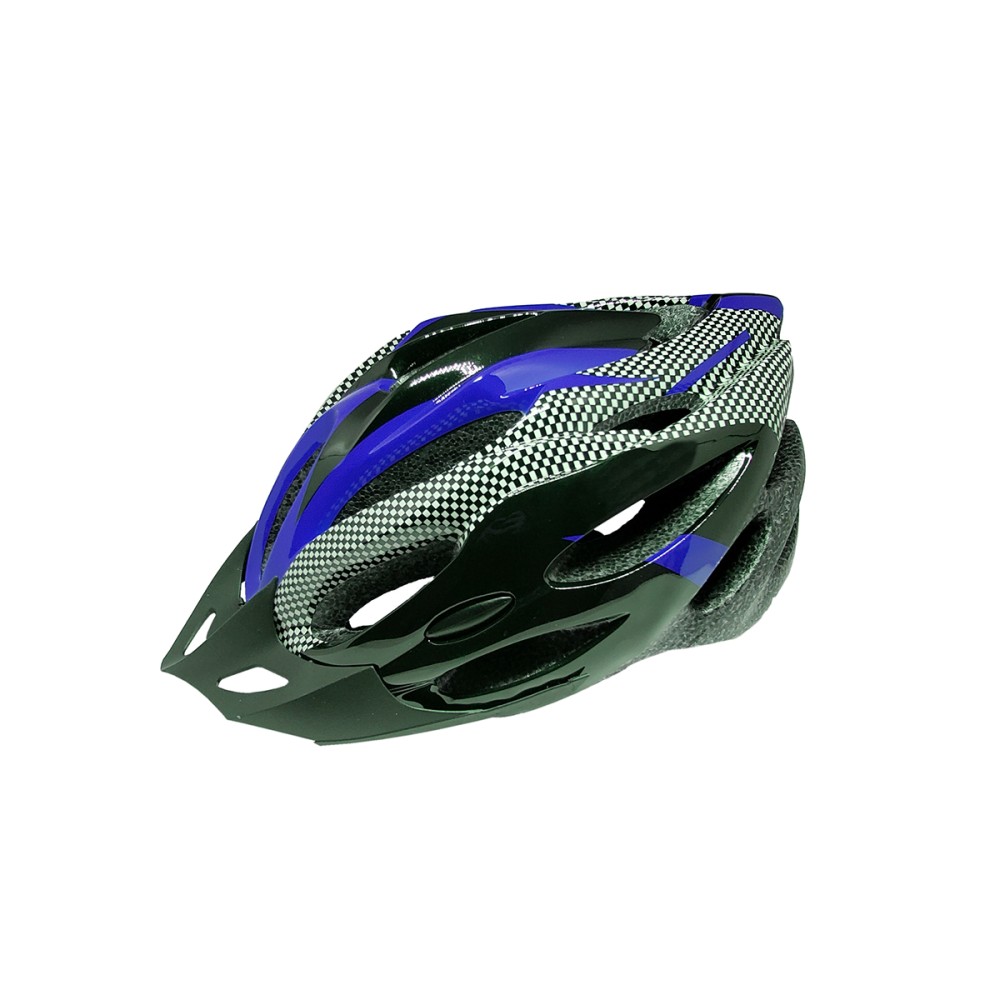 Capacete Ciclismo Element DG-025 C/ Led Adulto Grande Azul Capacete Ciclismo Element DG-025 C/ Led Adulto Grande Azul