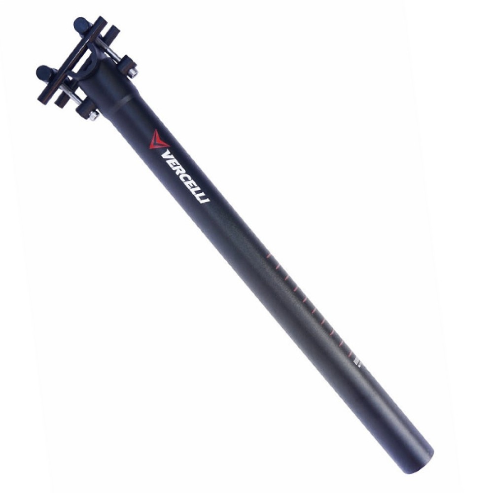 Canote Selim com Carrinho 27,2mm Microajuste 400mm Preto Canote Selim com Carrinho 27,2mm Microajuste 400mm Preto