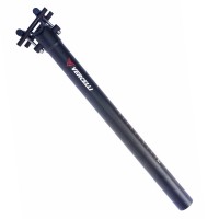 Canote Selim com Carrinho 27,2mm Microajuste 400mm Preto